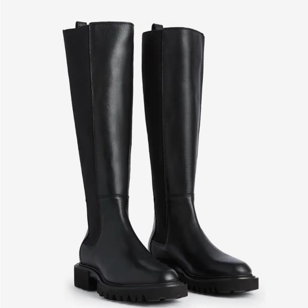 All Saints Women's Maeve Stretch Tall Boots Size 10